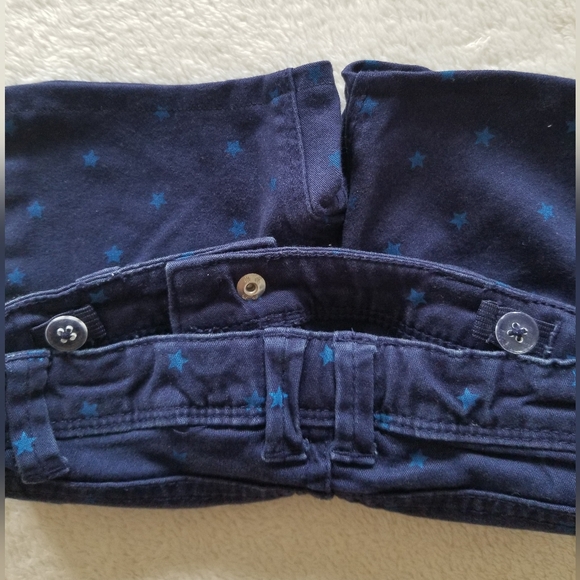 Kids Star-Patterned Navy Shorts - Picture 3 of 3